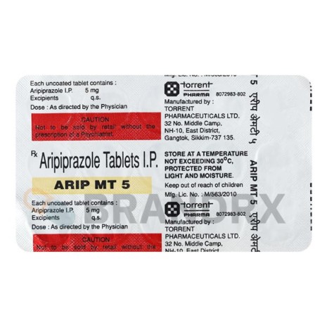 Arip MT 5 mg Torrent Pharmaceuticals Ltd.