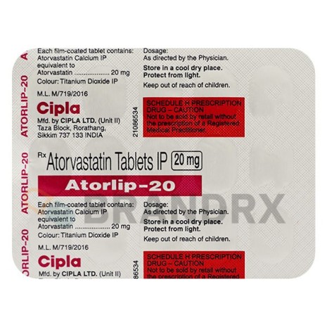 Atorlip 20 mg Cipla