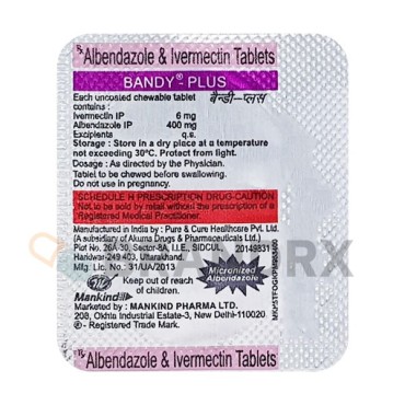 Bandy Plus 6/400 mg Mankind Pharma Ltd.