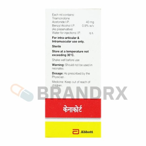 Kenacort Injection 40 mg Abbott Healthcare Pvt. Ltd.