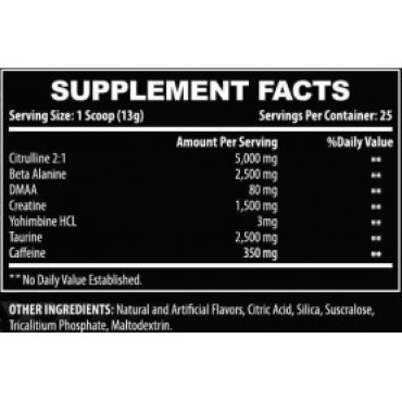 ONE Chaotic Extreme Pre-Workout DMAA One