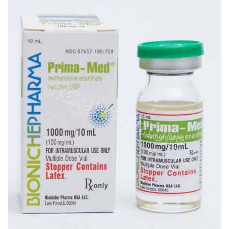 Prima-Med Bioniche Pharma (Primobolan Depot) 10ml (100mg/ml) Bioniche Pharmaceuticals