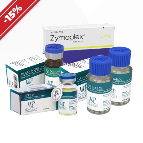 Short course for gaining lean muscle mass. Turinabol + testosterone + boldenone